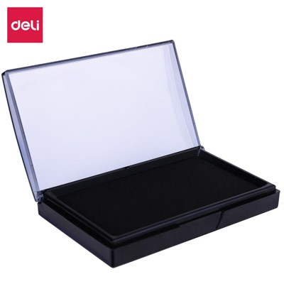 得力/deli 9864 印台/印泥/印油 得力（deli）9864 印台/印泥/印油 快干黑色